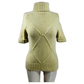 Escada Cashmere Jumper Green Melange Green