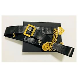 Louis Vuitton Caramel Cognac Epi Leather 'Twist 30mm' Belt