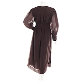 Ganni-Dresses-Brown,Black