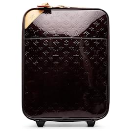 Louis Vuitton-Louis Vuitton Purple Monogram Vernis Pegase 45-Purple