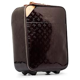 Louis Vuitton-Louis Vuitton Purple Monogram Vernis Pegase 45-Purple