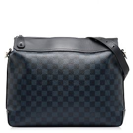 Louis Vuitton Borsa a tracolla Greenwich Blu Damier Cobalto Blu Blu navy