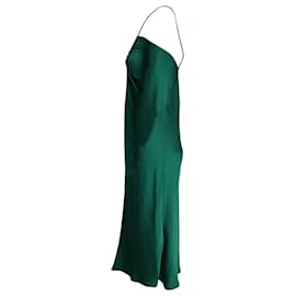 Ba&Sh-Ba&Sh Rose Bulle Midi Dress in Green Polyester-Green