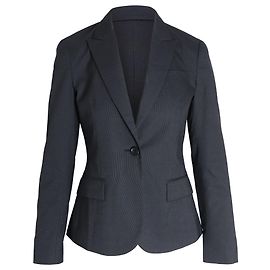 Blazer monopetto Theory in lana nera Nero