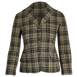 Blazer con estampado de cuadros Theory en algodón multicolor Otro Impresión de pitón