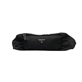 Prada-Prada Tessuto Belt Bag Canvas Belt Bag in Good condition-Black