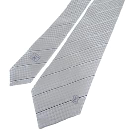 Louis Vuitton-Petite Damier Ecu Necktie  M78756-Blue