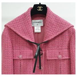 Chanel-Chanel 2013 Pink Tweed Jacket-Pink