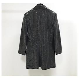 Chanel-Chanel Paris Miami Cruise Sequin Blazer-Black