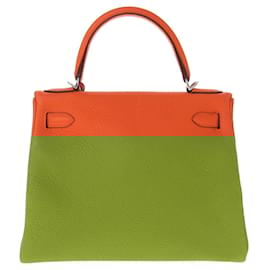 Hermès-hermes kelly 28-Orange