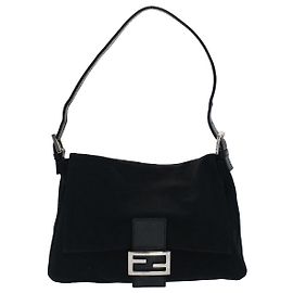 Fendi Mamma Baguette Black