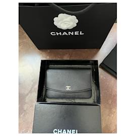 Chanel-Vallet en chaîne-Noir