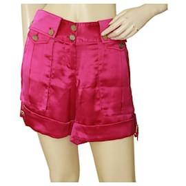Dolce & Gabbana-Dolce & Gabbana D&G Fuchsia Pink Shorts Bermuda Calça Tamanho da calça 40-Fuschia