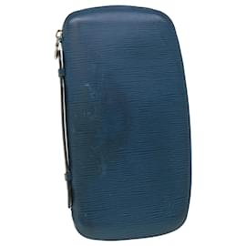 Louis Vuitton-LOUIS VUITTON Epi Organizer Atholl Clutch Bag Azul M60731 LV Auth ep1462-Azul