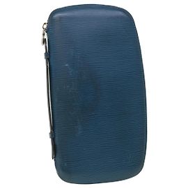 LOUIS VUITTON Epi Organizer Atholl Clutch Bag Blue M60731 LV Auth ep1462 Blue
