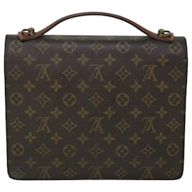 Louis Vuitton-Bolsa de mão LOUIS VUITTON Monograma Monceau 2maneira M51185 Autenticação de LV 51238-Monograma