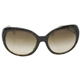 Chanel-CHANEL Sunglasses Plastic Brown Pearl CC Auth ep1534-Brown,Other