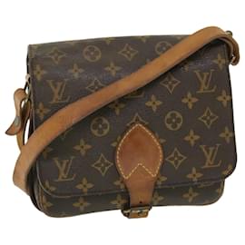 Louis Vuitton-LOUIS VUITTON Monogram Cartouchiere MM Shoulder Bag M51253 LV Auth rd5730-Monogram