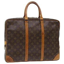 Louis Vuitton-LOUIS VUITTON Monograma Porte Documentos Voyage Business Bag M53361 Autenticação de LV 51749-Monograma