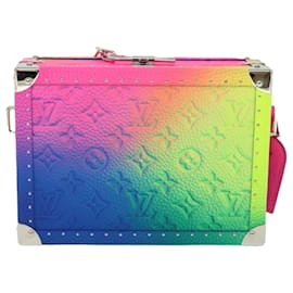 Louis Vuitton-LOUIS VUITTON Monogram Illusion Soft Trunk Bag Mehrfarbig M20476 LV Auth 52077BEIM-Mehrfarben