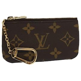 Louis Vuitton-LOUIS VUITTON Monogram Pochette Cles Coin Purse M62650 LV Auth am4950-Monogram