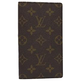 Louis Vuitton-LOUIS VUITTON Monogram Agenda Poche Note Cover R20503 LV Auth yk8313-Monogram