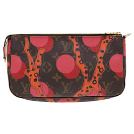 Louis Vuitton-LOUIS VUITTON Monogram La Mage Pochette Accessoires Red Pink M41604 Auth ki3296-Pink,Red,Monogram
