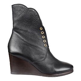 Chloé Chloe Eyelet Ankle Boots Black