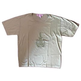 Camiseta de algodón Loewe verde Verde