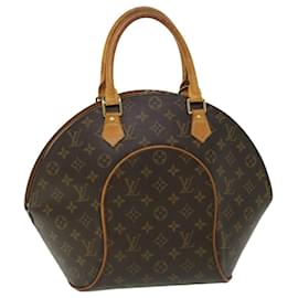 Louis Vuitton-LOUIS VUITTON Monogram Ellipse MM Hand Bag M51126 LV Auth 51947-Monogram