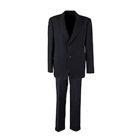Roberto Cavalli-Roberto Cavalli Stripe Suit-Black