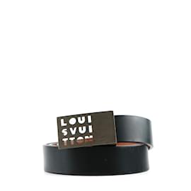 Cinturones Louis vuitton Negro talla XL International de en Cuero