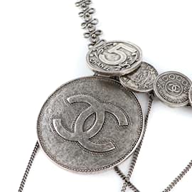 Chanel-CHANEL Lange Halsketten T.  Metall-Silber