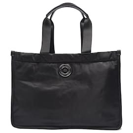 Marc Jacobs The Monogram Leather Micro Tote Black/White in Lambskin Leather  with Silver-tone - US