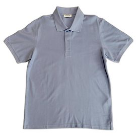 Polo Sandro in cotone blu Blu