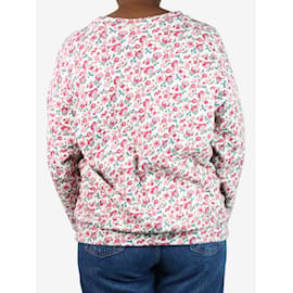 Gucci-Rosafarbener Liberty-Pullover mit Blumenmuster – Größe M-Pink