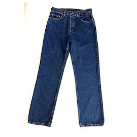 Jeans Sandro in cotone blu taglio dritto Blu