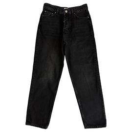 Claudie Pierlot Jeans Schwarz Baumwolle Größe 36 Schwarz