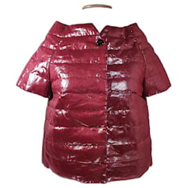Herno Jacket Dark Red Linen Dark red