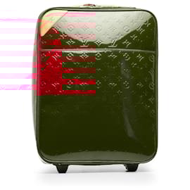 Louis Vuitton-Louis Vuitton Red Monogram Vernis Pegase 45-Red