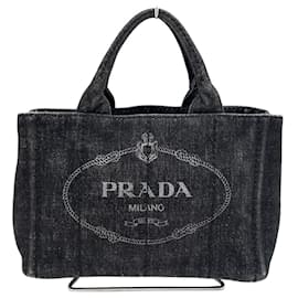 Prada-Prada Canapa-Navy blue