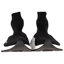 Balenciaga-Balenciaga Speed Sneakers aus schwarzem recyceltem Polyester-Schwarz