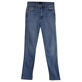 Khaite-Khaite Slim-Fit-Jeans aus blauer Baumwolle-Blau