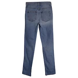 Khaite-Khaite Slim-Fit Jeans in Blue Cotton-Blue