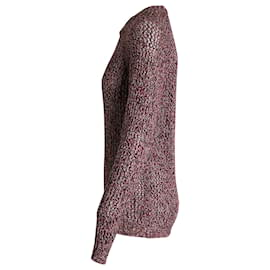 Isabel Marant-Isabel Marant Etoile Scoop Neck Sweater in Multicolor Cotton-Other,Python print