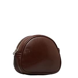 Burberry-Leather pouch-Brown