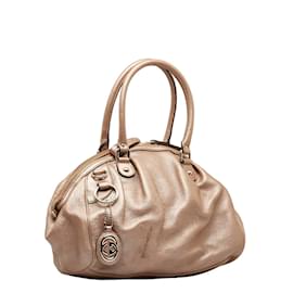 Gucci-Leather Sukey Shoulder Bag 223974-Golden