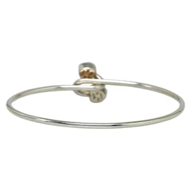 Tiffany & Co-Gefüttertes Herzarmband-Silber