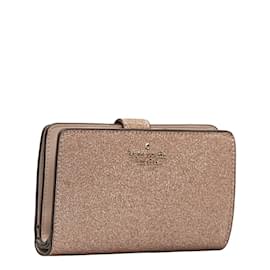 Kate Spade-Leder Staci Compact Bifold Wallet K9254-Pink