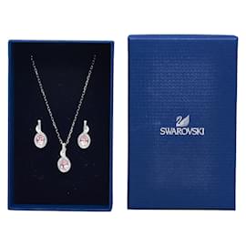 & Other Stories-Tyra Necklace & Earrings Set-Silvery